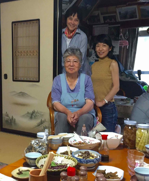 保存食を使ったお料理をたっぷりこしらえて待っていてくれた美子さん