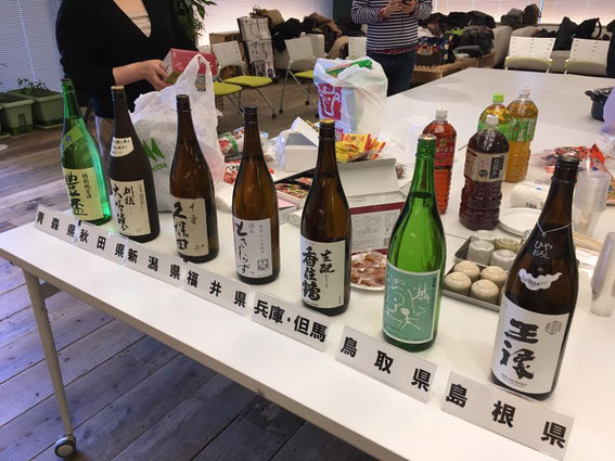 各県自慢の日本酒が勢ぞろい!