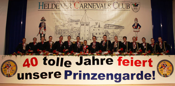 Die Prinzengarde in der Session 2013/2014
