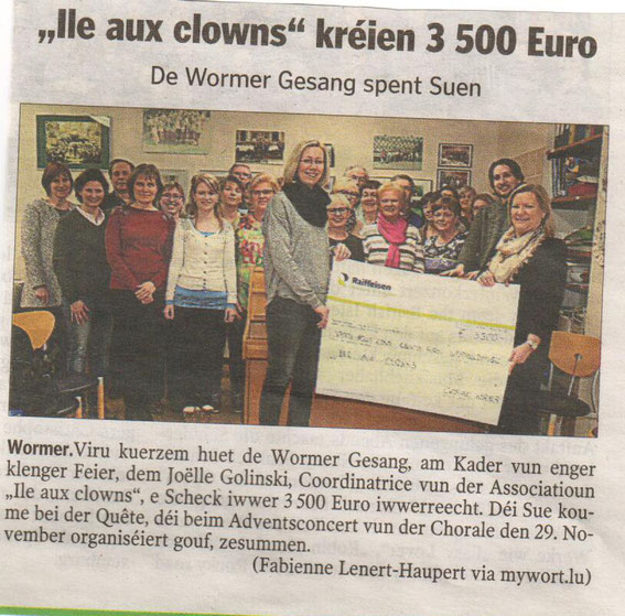 Artikel am "Luxemburger Wort" vum 09/02/2016