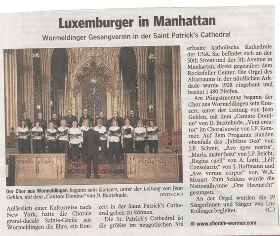 Artikel am "Luxemburger Wort" vum 10/06/2010