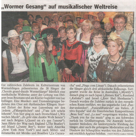 Artikel am "Luxemburger Wort" vum 1/6/2013