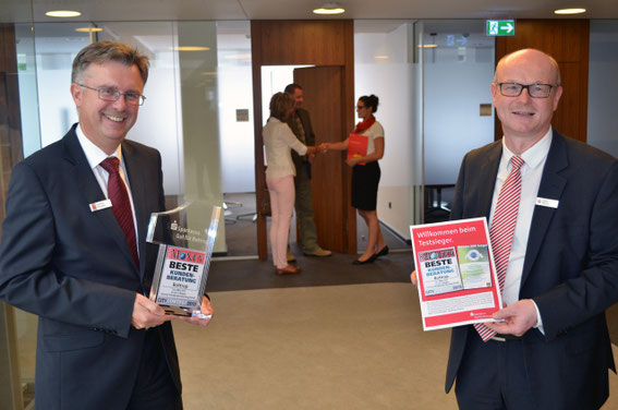Berthold Schneider (l.) und Marketing-Chef Frank Pinnow.
