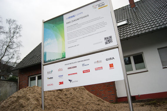 Der Bau des RWE Zukunftshauses wird von zahlreichen namhaften Partnern aus der Wirtschaft unterstützt.