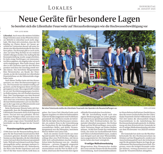 Quelle: Wümme-Zeitung vom 28.8.2025