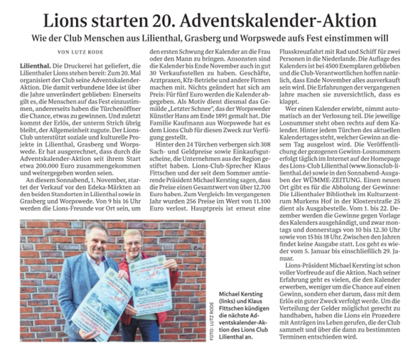 Quelle: Wümme-Zeitung vom 29.10.2025