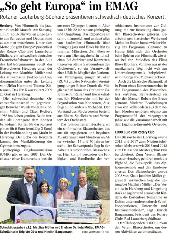 Harzkurier, 15.5.2019