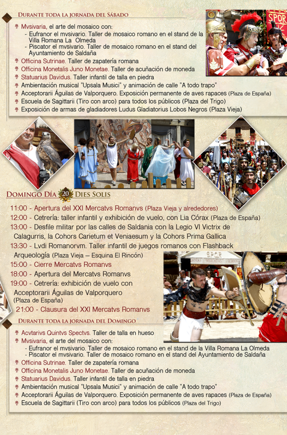 Programa del Mercado Romano de Saldaña