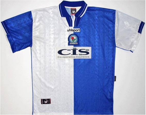 Worn when Rovers were relegated from the Premier League.