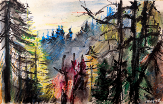 Erwin Bowien (1899-1972): In the woods of Adelegg, 1944 
