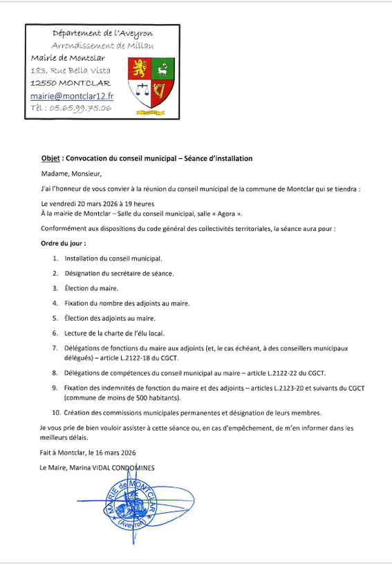 SEANCE DU 20 MARS 2026