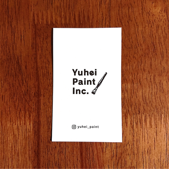 Yuhei Paintさんのショップカード