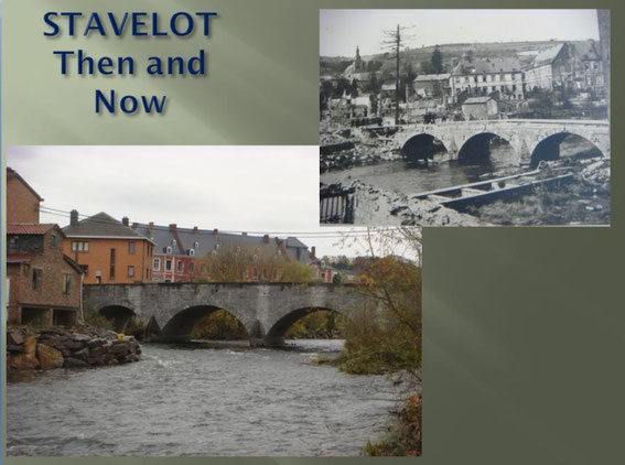 Stavelot Bridge Then and Now