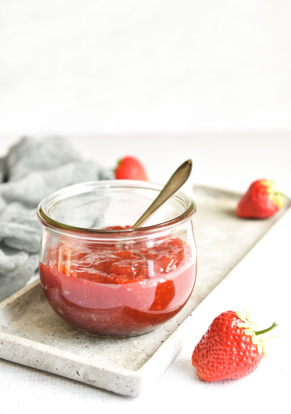 Erbeermarmelade Thermomix, Erdbeermarmelade vegan