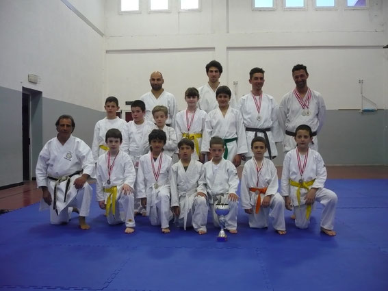 Il M° Calogero Amico ed i suoi allievi