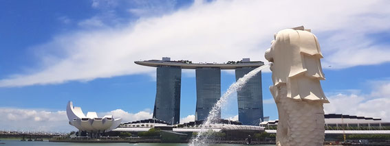 Marina Bay, photo taken at Merlion park, 12.09.2018