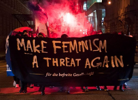 Feministisk demo i Wien 