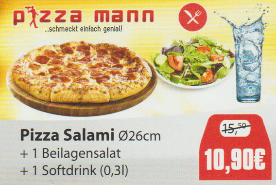Aktion Pizza Salami