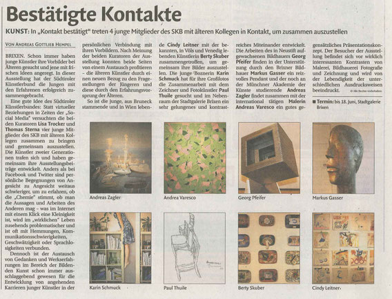 Dolomiten, Südtiroler Tageszeitung, 2016