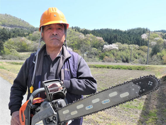 山芳林業　代表　芳賀修一さん