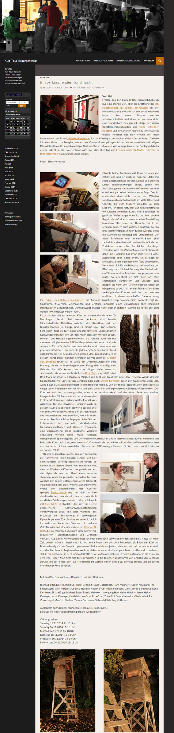 Text vom 16.11.2014 http://www.kult-tour-bs.de/