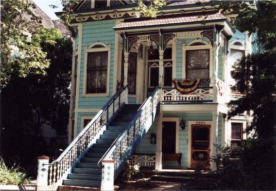 Viktorianische Häuser in Sacramento/USA, 2009