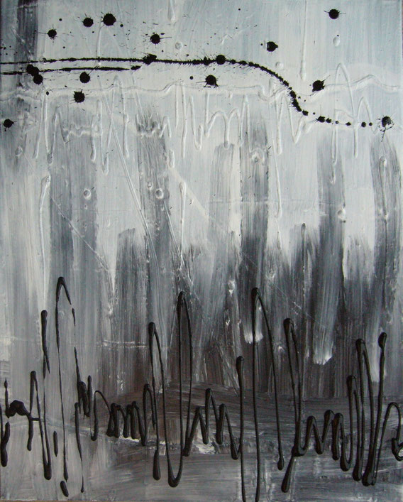 VENDUE - "September ll th" - 81 X 65 X 2 cm