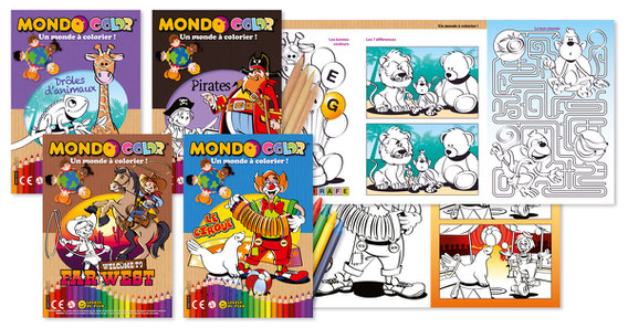 Illustrateur jeunesse : Jeux & coloriages