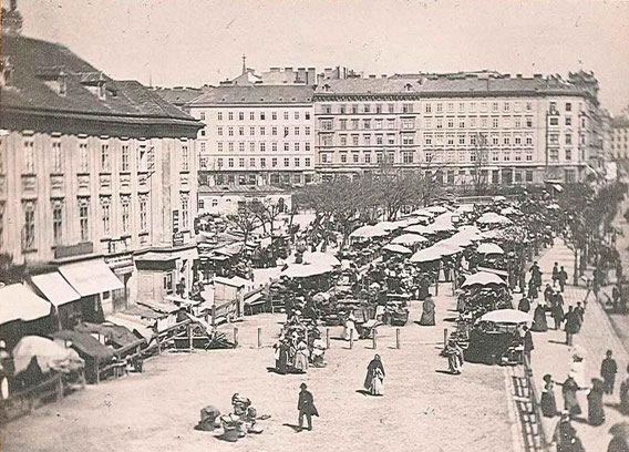 Wien, Obstmarkt, um 1880