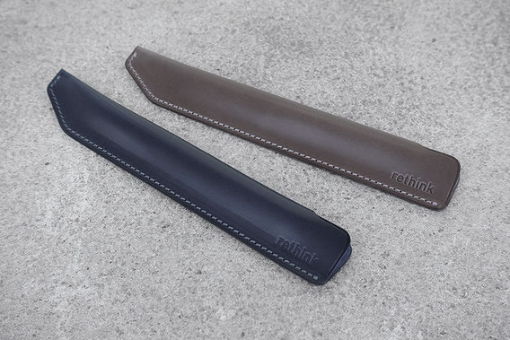 Lim Pen Sheath Duo Nappa Nebbia