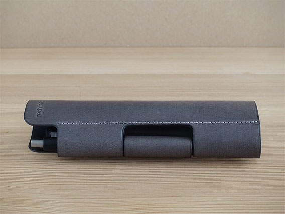 Lim Pen Sleeve Euro Kip / Storm Gray