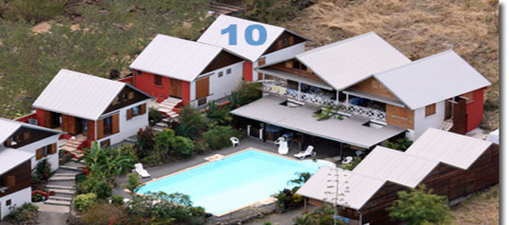 Bungalow No.10 at Le Cardinal des Grands Bleus residence – overview, Saint-Leu, Réunion