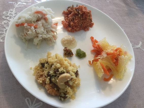 火も包丁も使わずに目の前で混ぜるだけで作った4種