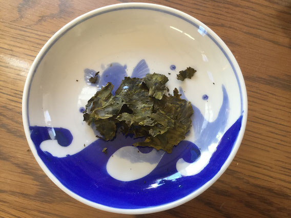はばのりを炙ってみました