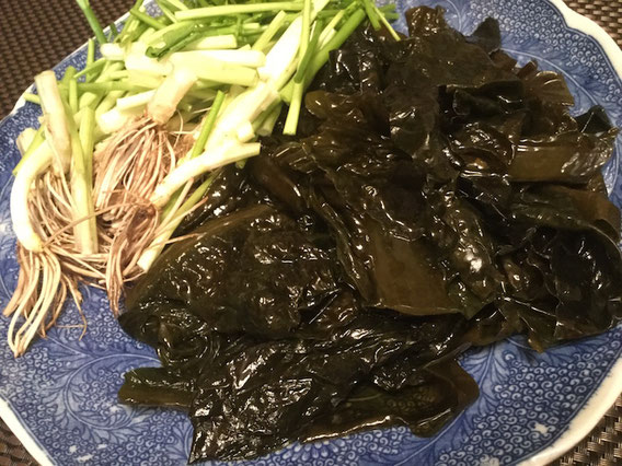 生わかめは、春の味覚