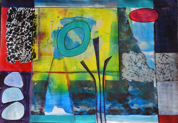 Acryl auf Papier 50x35 cm 