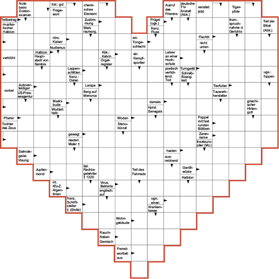 Kreuzworträtsel - Rätselagentur Simon