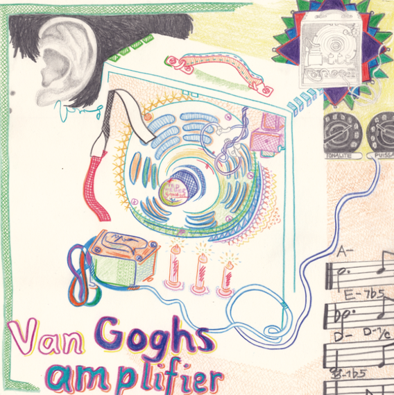 Van Goghs Amplifier 2013 Pencil and Colored Pencil on Hahnemühle 30x30cm © Cindy Leitner