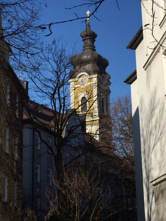 pfarrei st. theresia münchen Ölbild Restauriert von R.C. von Aufwind 