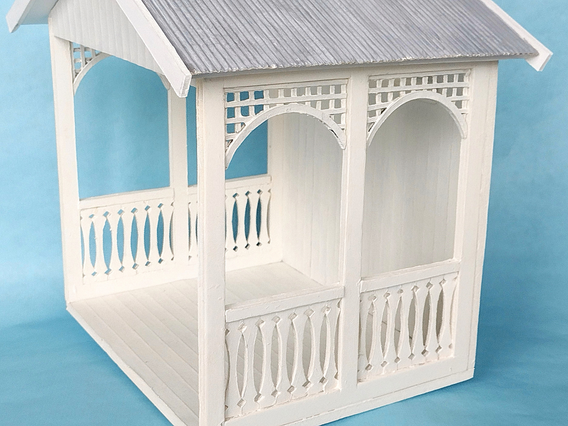 Miniatur-Gartenhaus Anleitung