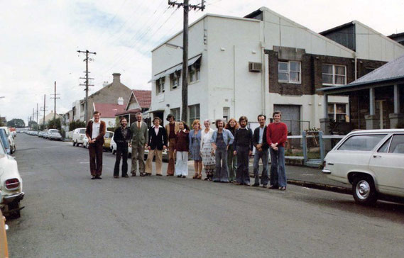 1974 Meher Handicrafts staff, Balmain, Sydney - Photo taken by Felix Schmid