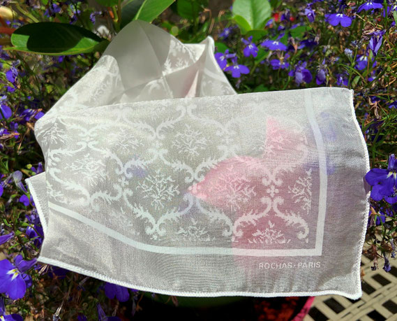 ROCHAS - PETIT CARRE ROCHAS EN SOIE