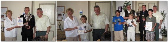 Bilder vom Sommerfest 2009 mit den Ehrungen der Vereinsmeister, Blitzmeister und der Stadtmeister Jugend und Senioren, aus dem Spiel-Jahr 2008