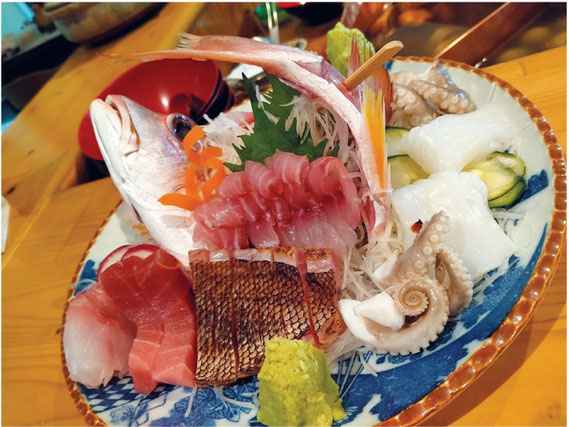 割烹ひょうたんの1500バーツのコース料理