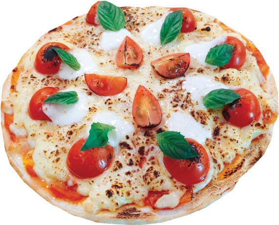 美人トマトのマルゲリータピザ