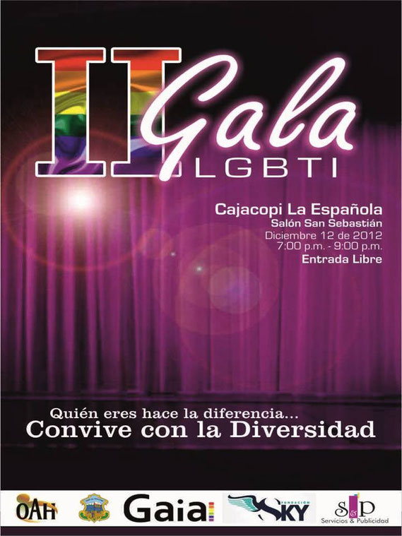 II GALA LGBTI DE BARRANQUILLA 2012