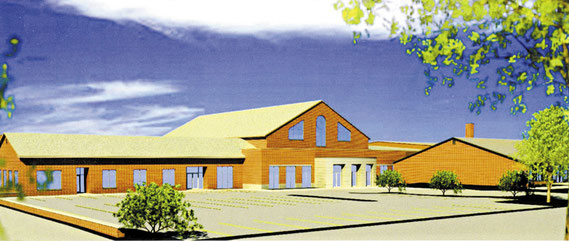 The new community center, educational wing and paved parking lot at St. Joseph’s Parish and Marquette Catholic Schools will be constructed near the MEC and St. Joe’s Church. Elementary.