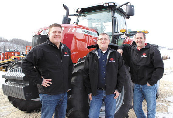 Gary Roeder (center) is pictured here with sons Nick and Scott Roeder.