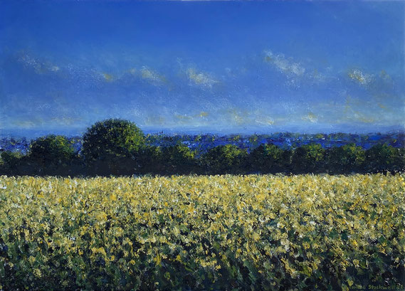 John Stockwell, "Zing," 2021, oil on canvas, 31.5 x 43 inches, contact for price