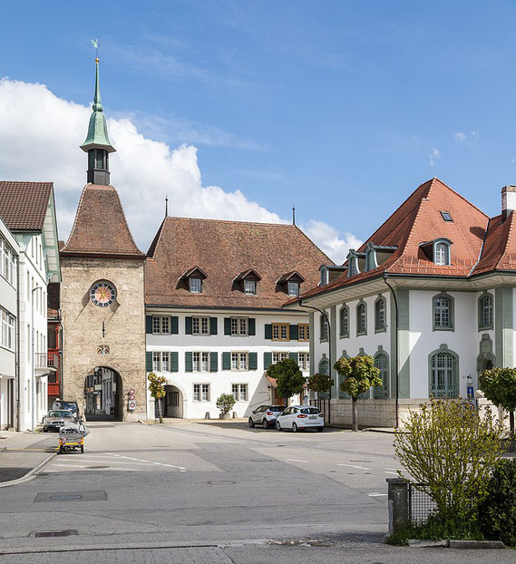 Blick in Altstadt, SVP Wangen an der Aare und Umgebung